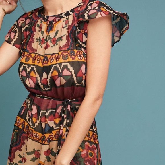 Anthropologie “Akemi + Kin” Mosaic Midi Dress - Picture 3 of 7